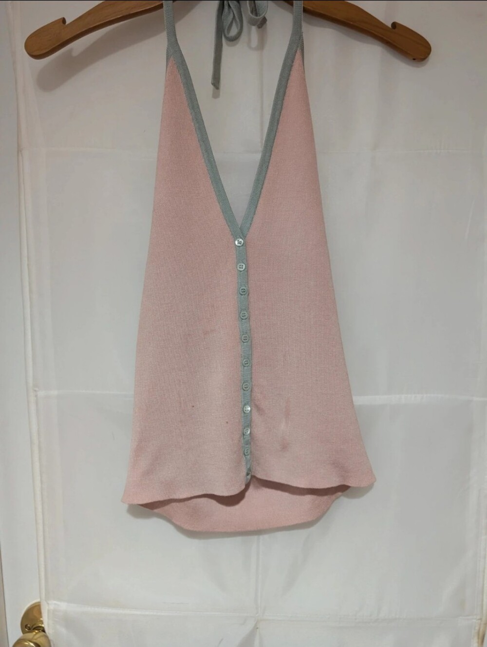 ARCHIVAL VINTAGE Y2K CACHAREL DESIGNER KNIT HALTER